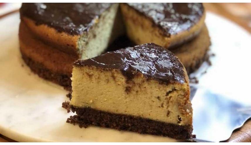 Cheesecake Pistacchio e Cioccolato